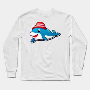 A beauty and power of an orca whale breaching the surface of the water. Long Sleeve T-Shirt